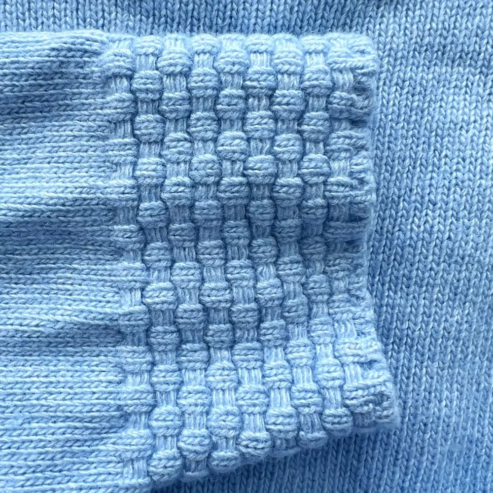 Benedetta B sweater size Large blue merino wool cashmere - Picture 4 of 7